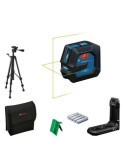 Nivel Láser de Líneas Verdes GLL 20-22 G con Soporte y Trípode BT150 BOSCH
