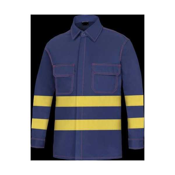 Camisa de Alta Visibilidad Azul/Amarillo L3000 Talla 44 VESIN