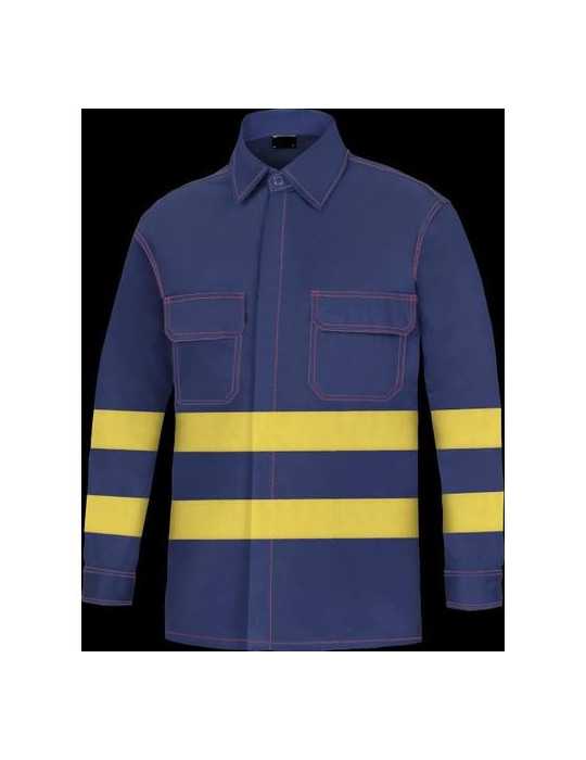 Camisa de Alta Visibilidad Azul/Amarillo L3000 Talla 44 VESIN