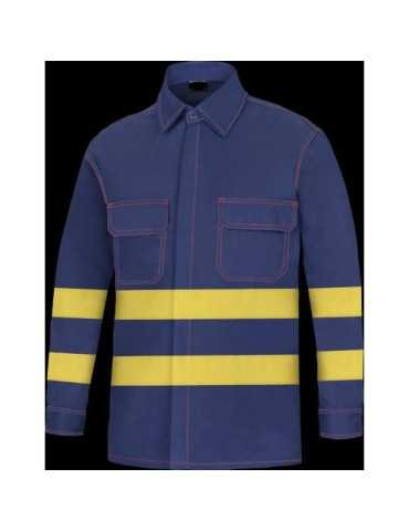 Camisa de Alta Visibilidad Azul/Amarillo L3000 Talla 48 VESIN