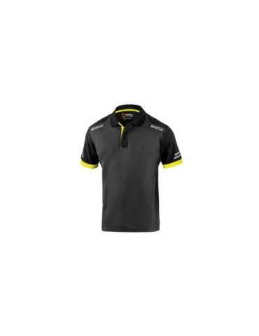 Polo Toledo M/Corta Gris Amarillo Talla Xs SPARCO