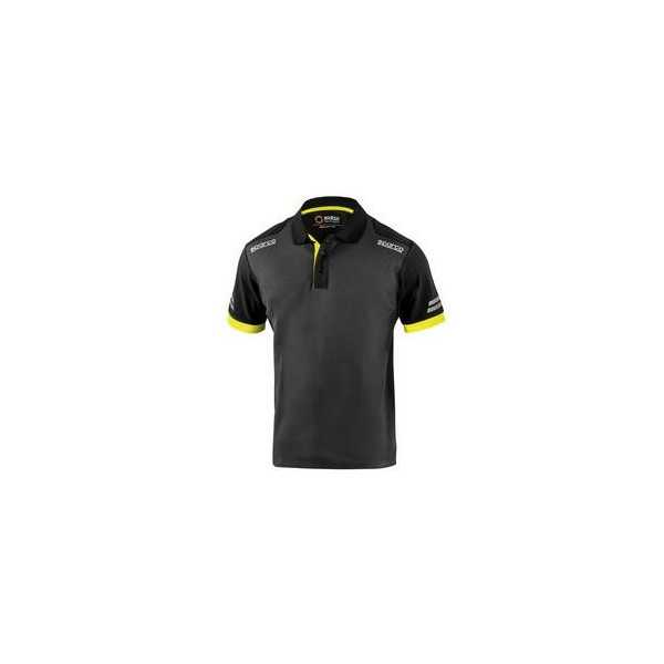 Polo Toledo M/Corta Gris Amarillo Talla Xs SPARCO