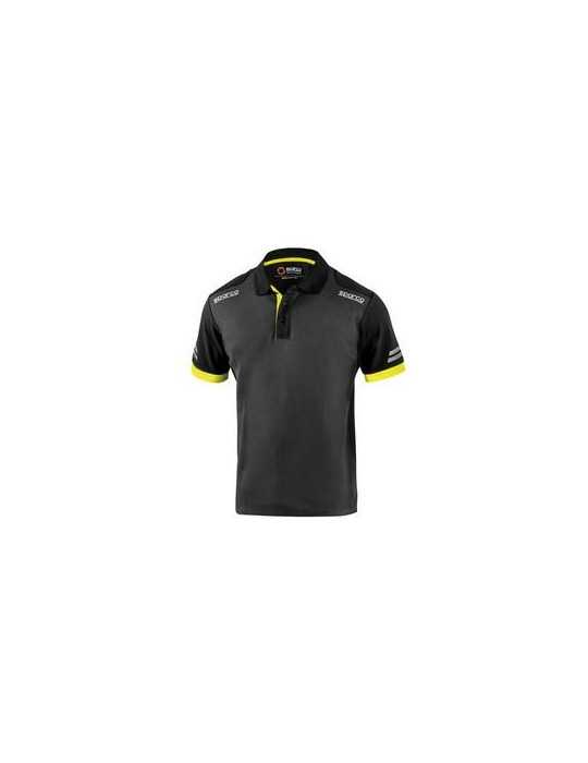 Polo Toledo M/Corta Gris Amarillo Talla Xs SPARCO