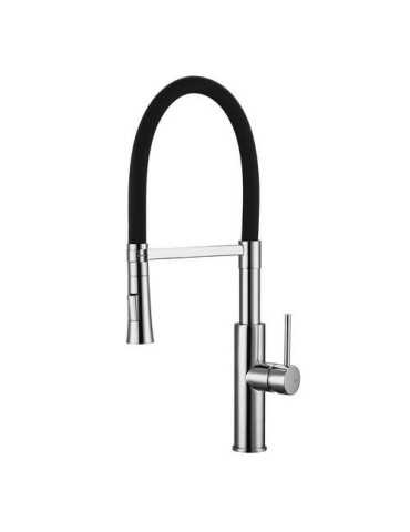 Grifo Cocina Dirigible Flexyform Cromo/Negro MARTI 1921