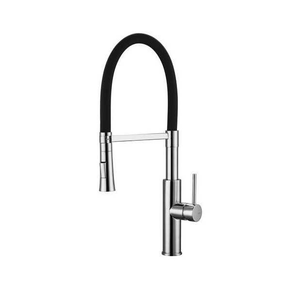 Grifo Cocina Dirigible Flexyform Cromo/Negro MARTI 1921