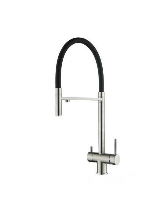 Grifo Cocina Flexyform Osmosis Cromo/Negro MARTI 1921