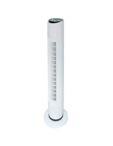 Ventilador Torre con Mando 79cm 45w 220-240v Blanco GARSACO