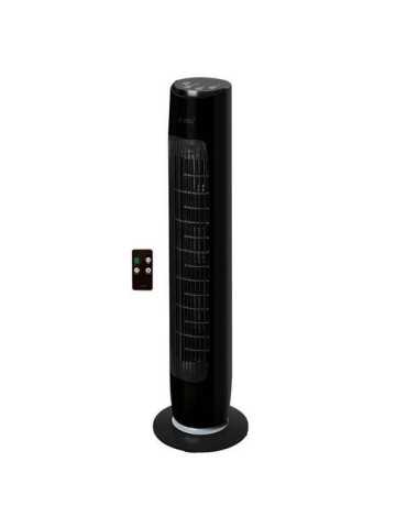 Ventilador Torre con Mando 79cm 45w 220-240v Negro GARSACO