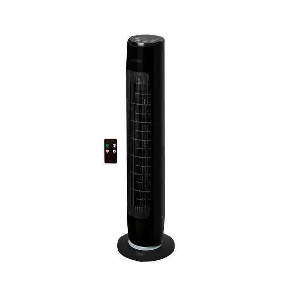 Ventilador Torre con Mando 79cm 45w 220-240v Negro GARSACO