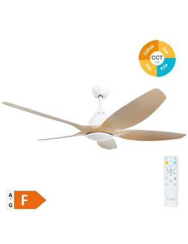 Ventilador Techo Kilwa Mando Ø152 Dc 220-240v Bl GARSACO