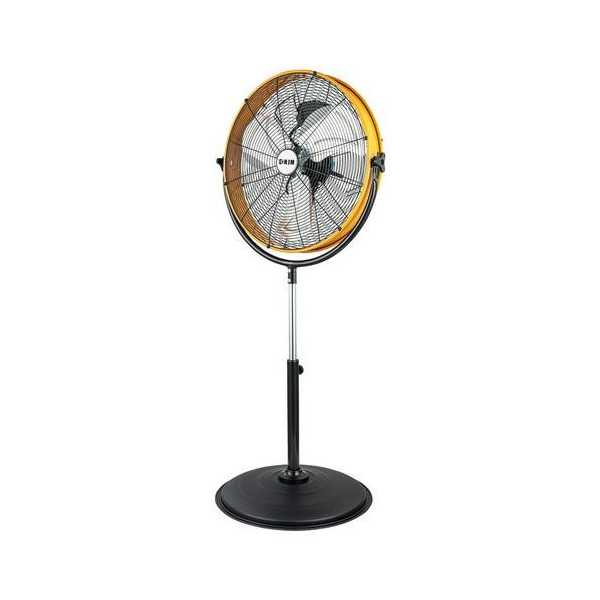 Ventilador Alta Potencia Pie 50cm 120w 3 Vel HJM