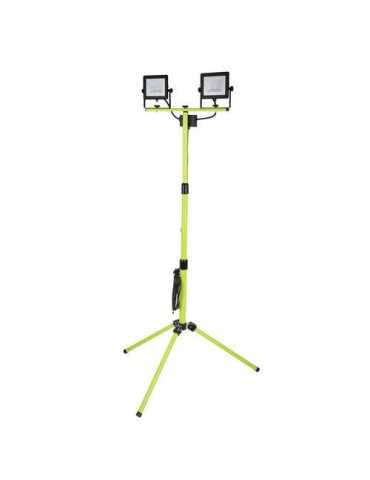 Proyector Led Doble Tripode Eco Negro 2400lm 2x30w LUCECO