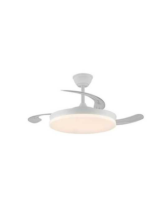 Ventilador Techo Aspas Rectrac Milky 45w Blanco CRISTALRECORD