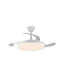 Ventilador Techo Aspas Rectrac Milky 45w Blanco CRISTALRECORD