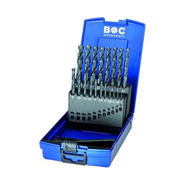 Juego de 25 Brocas HSS Rectificadas DIN 338 KG13B0 BOC