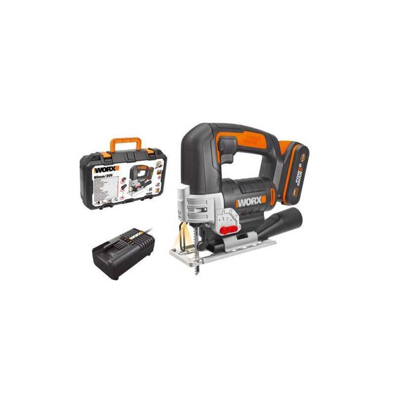 Sierra de calar WORX pendular 20v (1bat 2.0ah) WX543