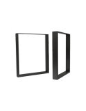 Pata Industrial Cuadrada 710x780mm Negro Mate 2uds JIMENEZ MONLLOR