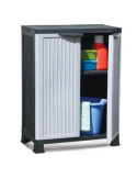 Armario Resina Gris Bajo 1 Balda 75882 RAYDAN
