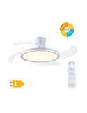 Ventilador Techo Gomce Mando Ø122 Dc 230v Bl GARSACO