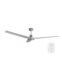 Ventilador Techo Saltok Mando Ø142 220-240v Niquel GARSACO