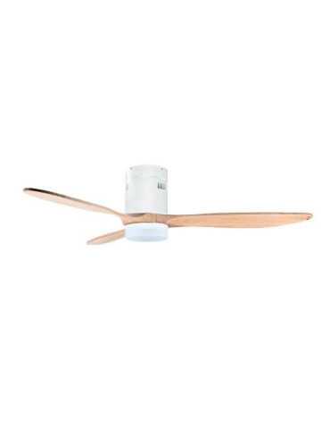 Ventilador Techo Dc 132cm 35w Blanco/Madera ORBEGOZO