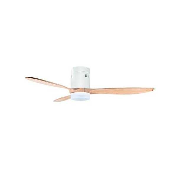 Ventilador Techo Dc 132cm 35w Blanco/Madera ORBEGOZO