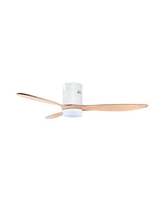 Ventilador Techo Dc 132cm 35w Blanco/Madera ORBEGOZO