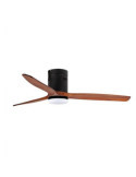 Ventilador Techo 132cm 35w Dc Negro/Madera Oscura ORBEGOZO
