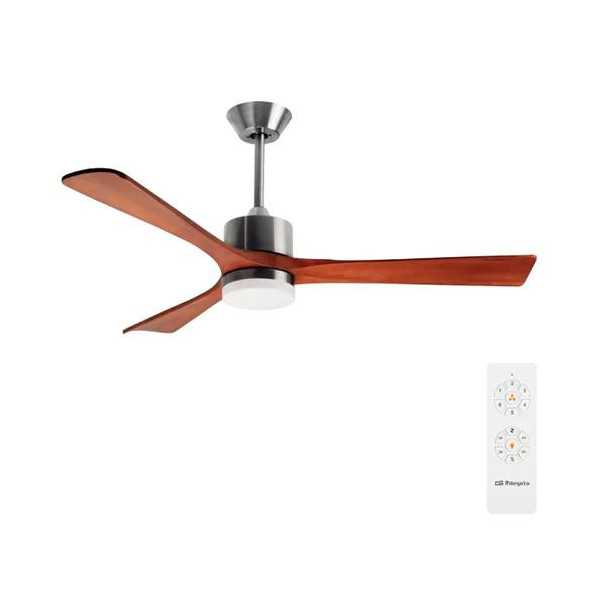 Ventilador Techo Dc 132cm 40w Madera Oscuro ORBEGOZO
