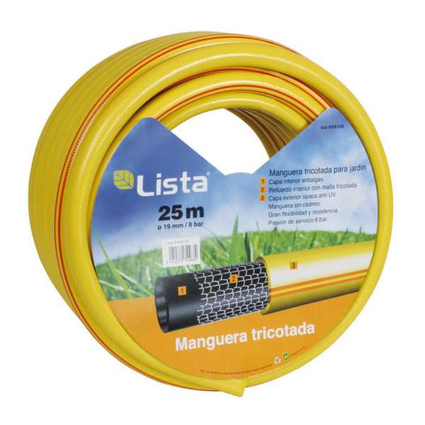 Manguera Tricotada 19mm x 25 m LISTA