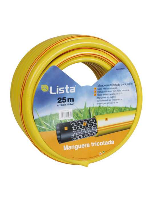 Manguera Tricotada 19mm x 25 m LISTA