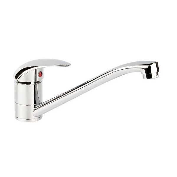 Grifo Monomando Fregadero Repisa Caño Giratorio Inclinado BOET