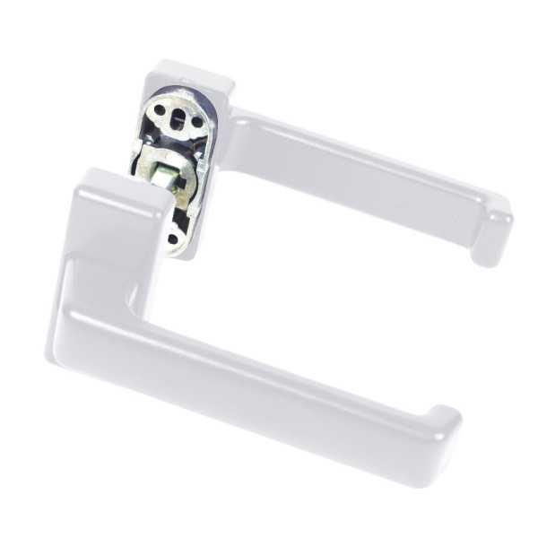 Manubrio Aluminio Lacado Blanco M.2080 ALMA