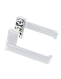 Manubrio Aluminio Lacado Blanco M.2080 ALMA