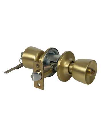 Cerradura de Pomos 3500 Latón Mate 60-70mm TESA