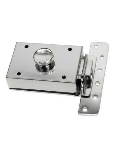 Cerradura Sobreponer Modelo 303 Reversible Cromado INCECA