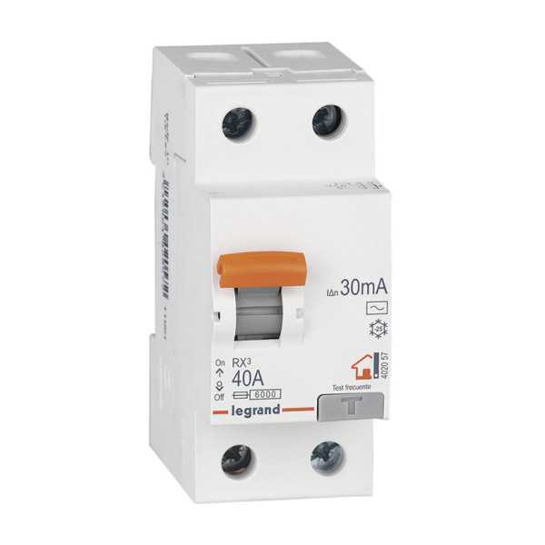 Diferencial 2P 40A 30 mA LEGRAND