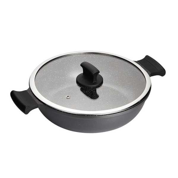 Serie Absolut Black Cacerola Baja 28 cm INOXIBAR