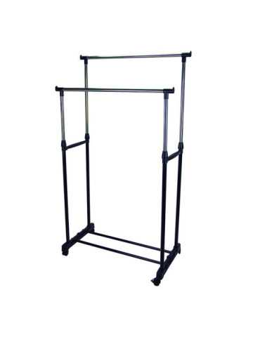 Perchero Doble Barra 41x87,5x105-170 cm