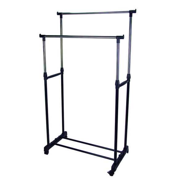 Perchero Doble Barra 41x87,5x105-170 cm