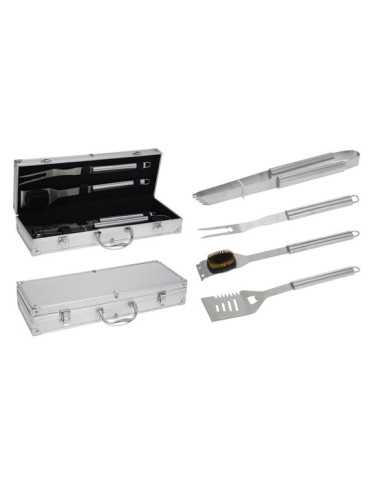 Accesorios BBQ Maletín 4 Piezas