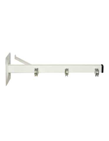 Tendedero Blanco de Pared 3 Poleas 2 Unidades F.Cortes FLORESCO