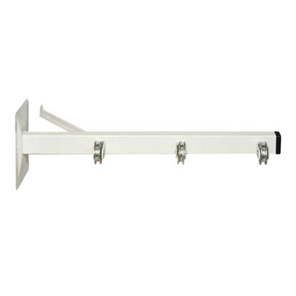 Tendedero Blanco de Pared 3 Poleas 2 Unidades F.Cortes FLORESCO