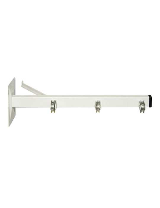Tendedero Blanco de Pared 3 Poleas 2 Unidades F.Cortes FLORESCO