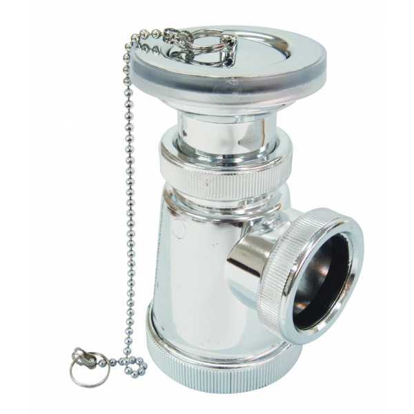 Sifón Botella Corto Extensible 1"1/4-32mm Cromo CREARPLAST