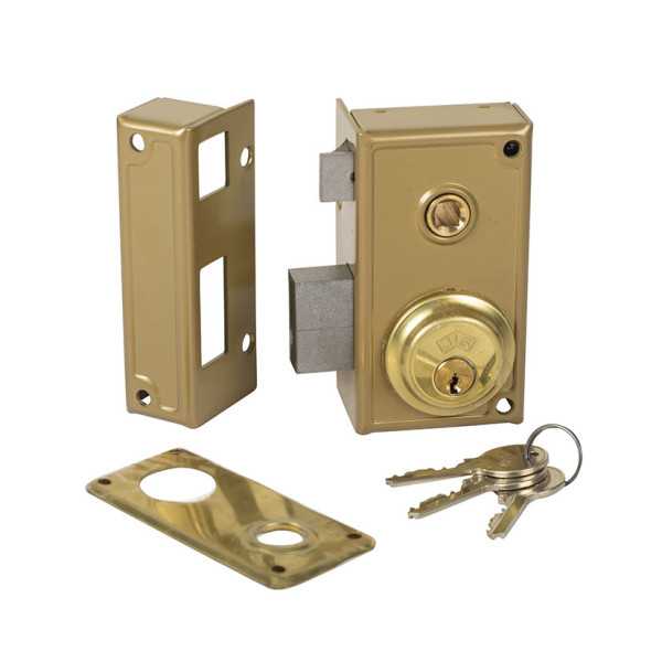 Cerradura de Sobreponer N 35 60mm Izquierda JIS