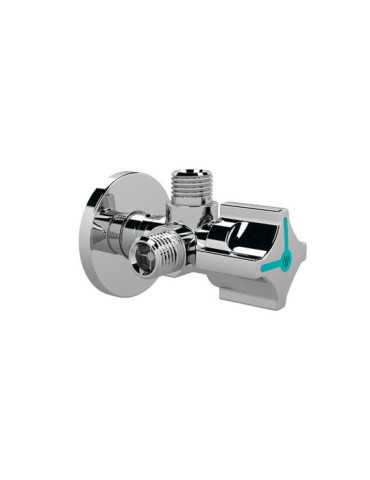 Válvula Escuadra sin Tuerca 1/2"x3/8"x3/8" 1 Unidad ARCO