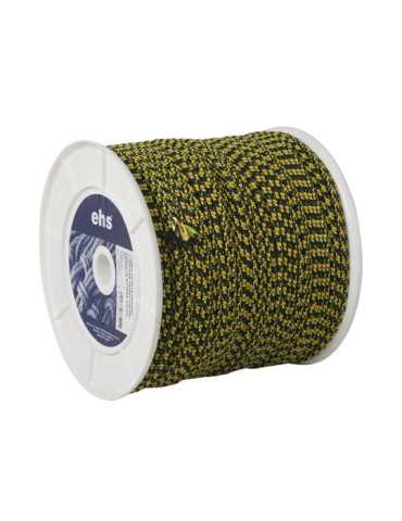 Cuerda Nailon Extrarígido 4,5mm 400 m Amarillo/Negro EHS