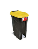 Contenedor con Pedal 80 L Tapa Amarilla TAYG