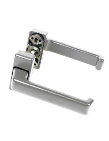 Manubrio Aluminio Lacado Plata M.2080 ALMA